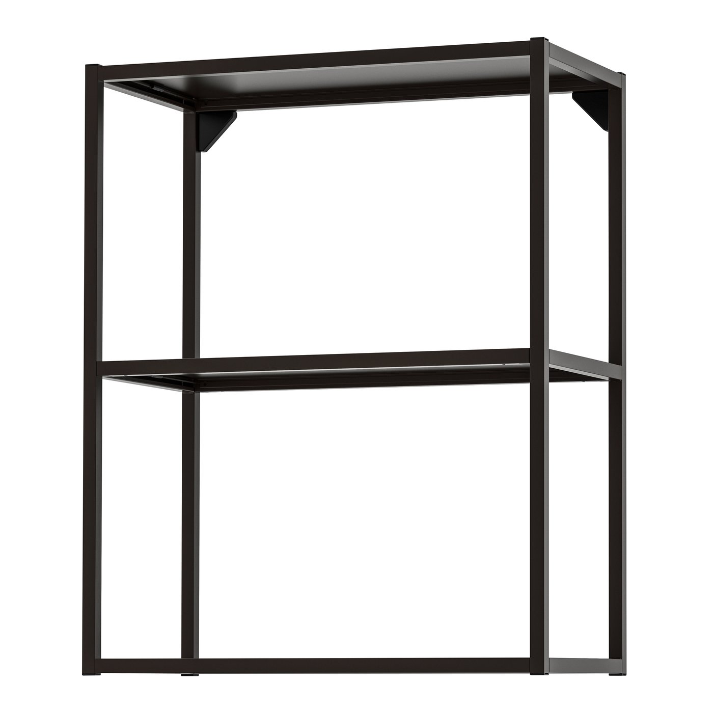 IKEA ENHET väggstomme med hyllplan, antracit, 60x30x75 cm