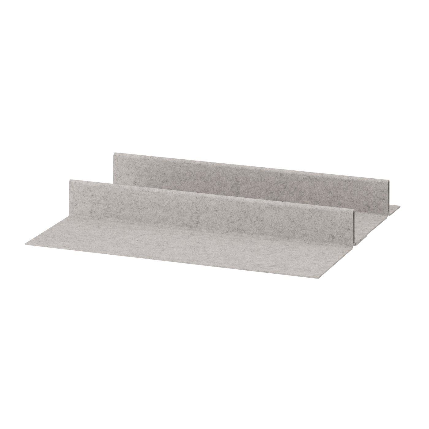 IKEA KOMPLEMENT skoinsats för utdragbart hyllplan, ljusgrå, 75x58 cm