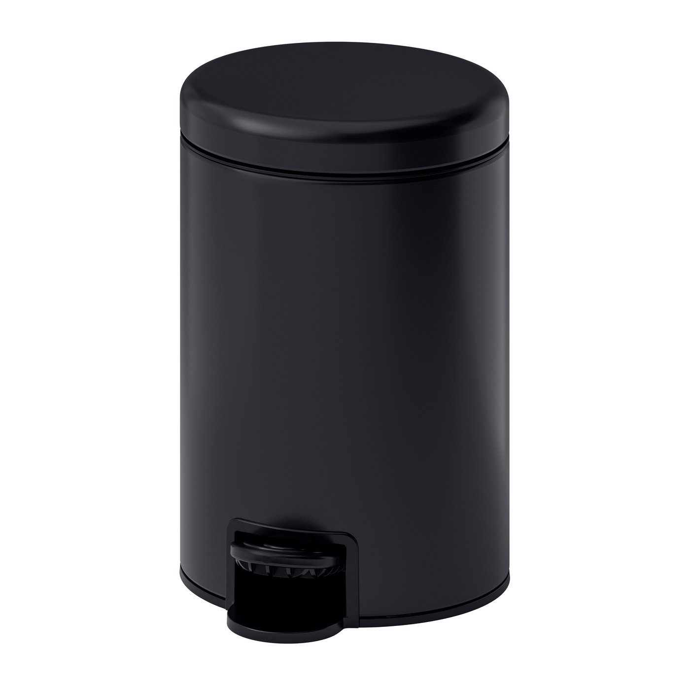 IKEA GANSJÖN avfallshink, svart, 3 l