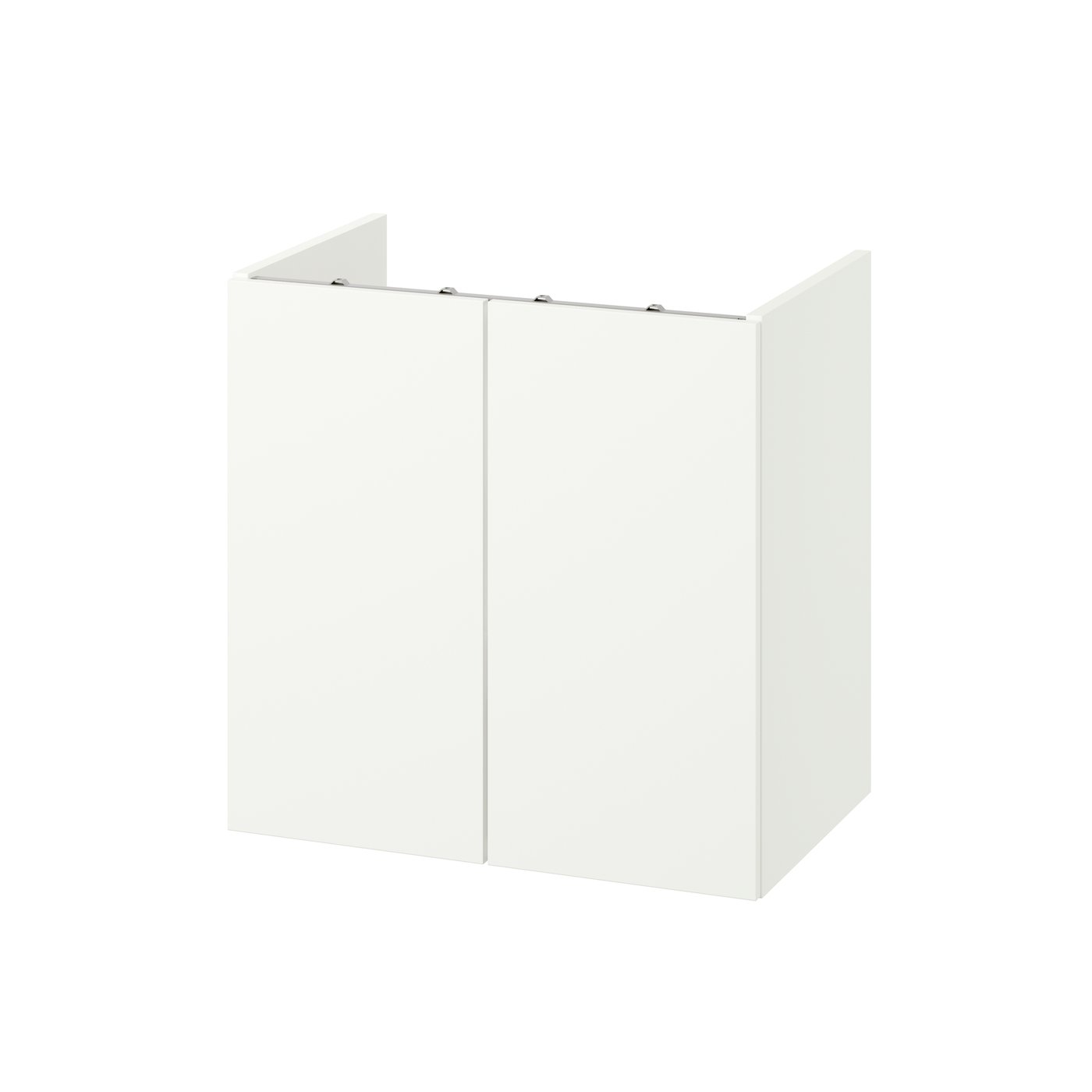 IKEA ENHET kommod med dörrar, vit, 60x42x60 cm