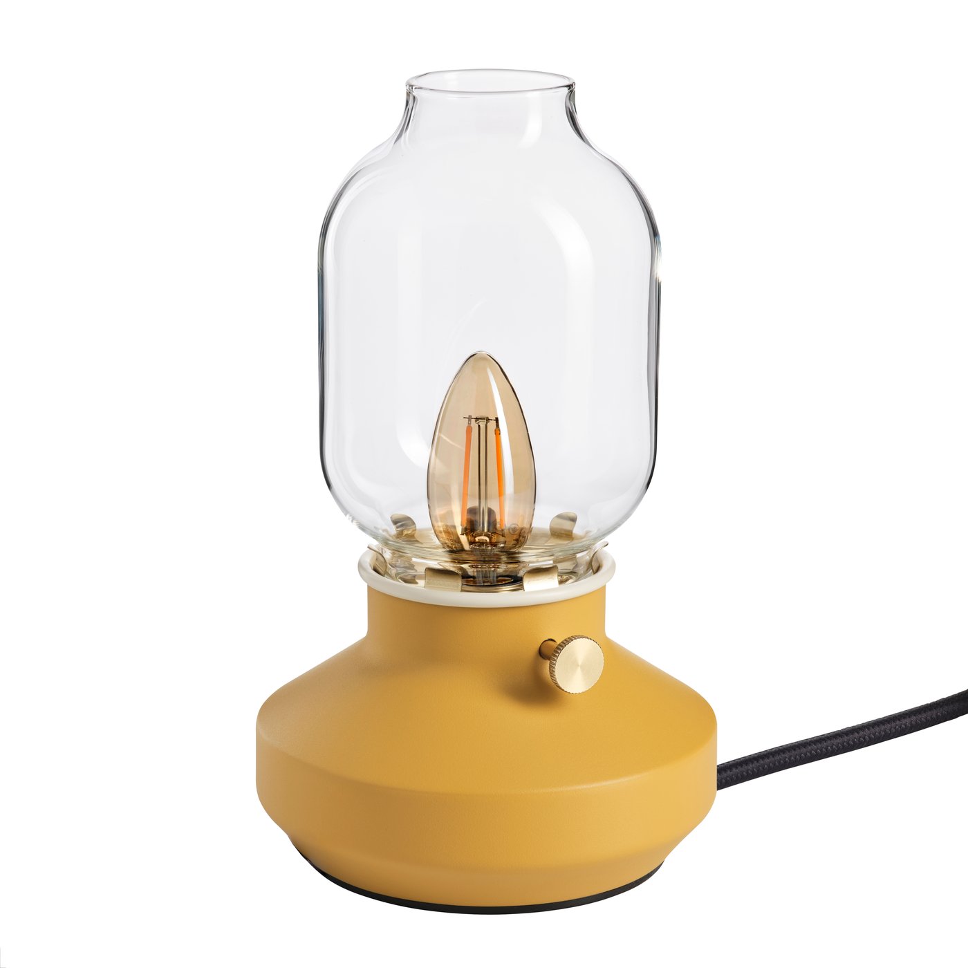 IKEA TÄRNABY bordslampa, dimbar mörkgul, 25 cm