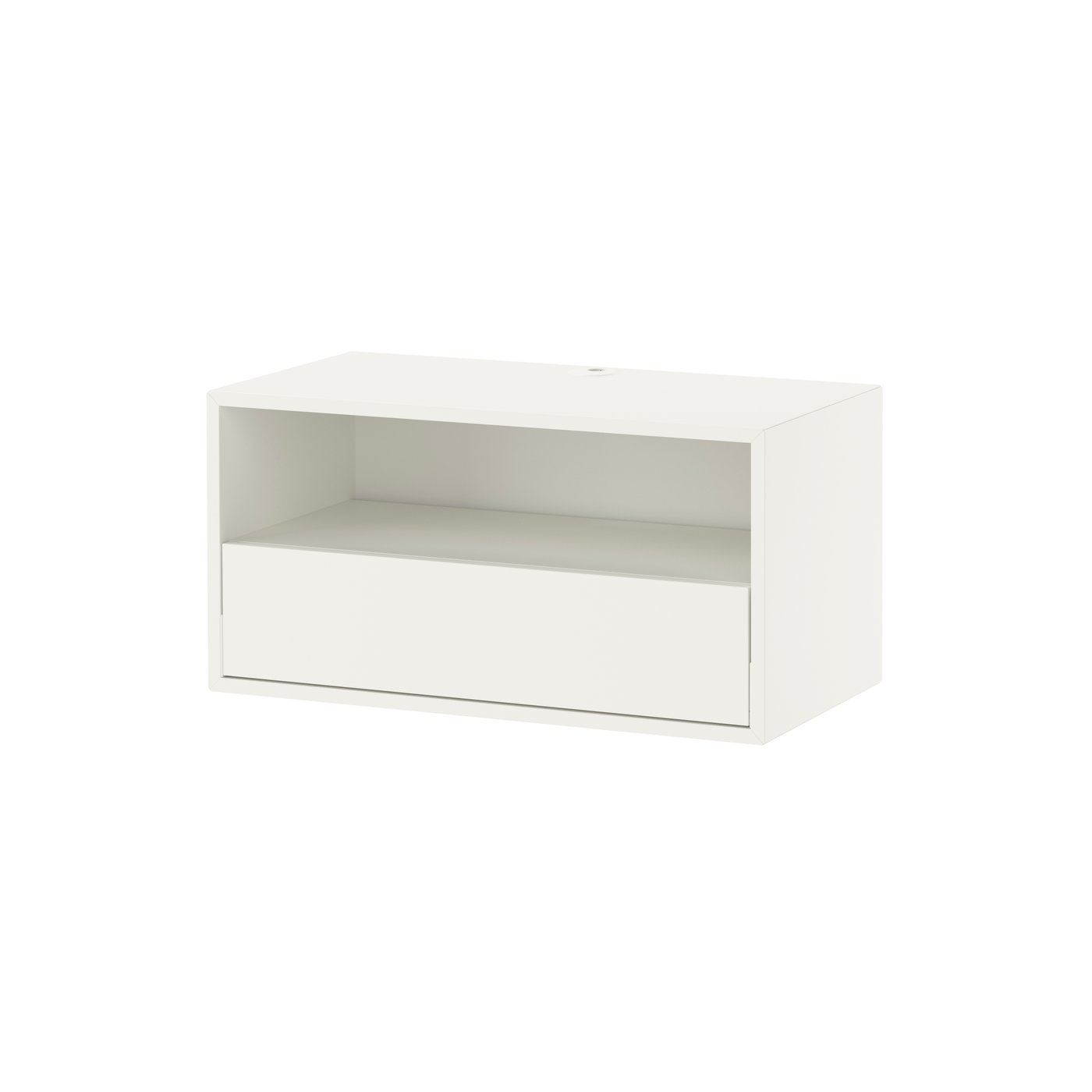 IKEA EKET mediahylla, vit, 70x35x35 cm