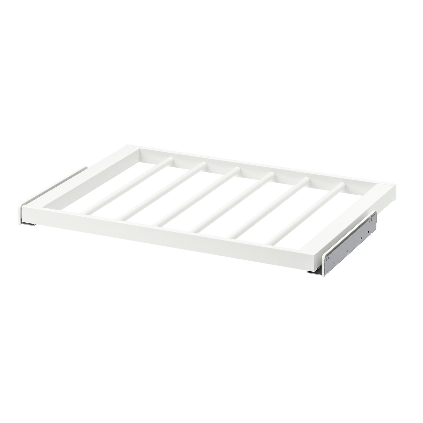 IKEA KOMPLEMENT utdragbar byxhängare, vit, 75x58 cm