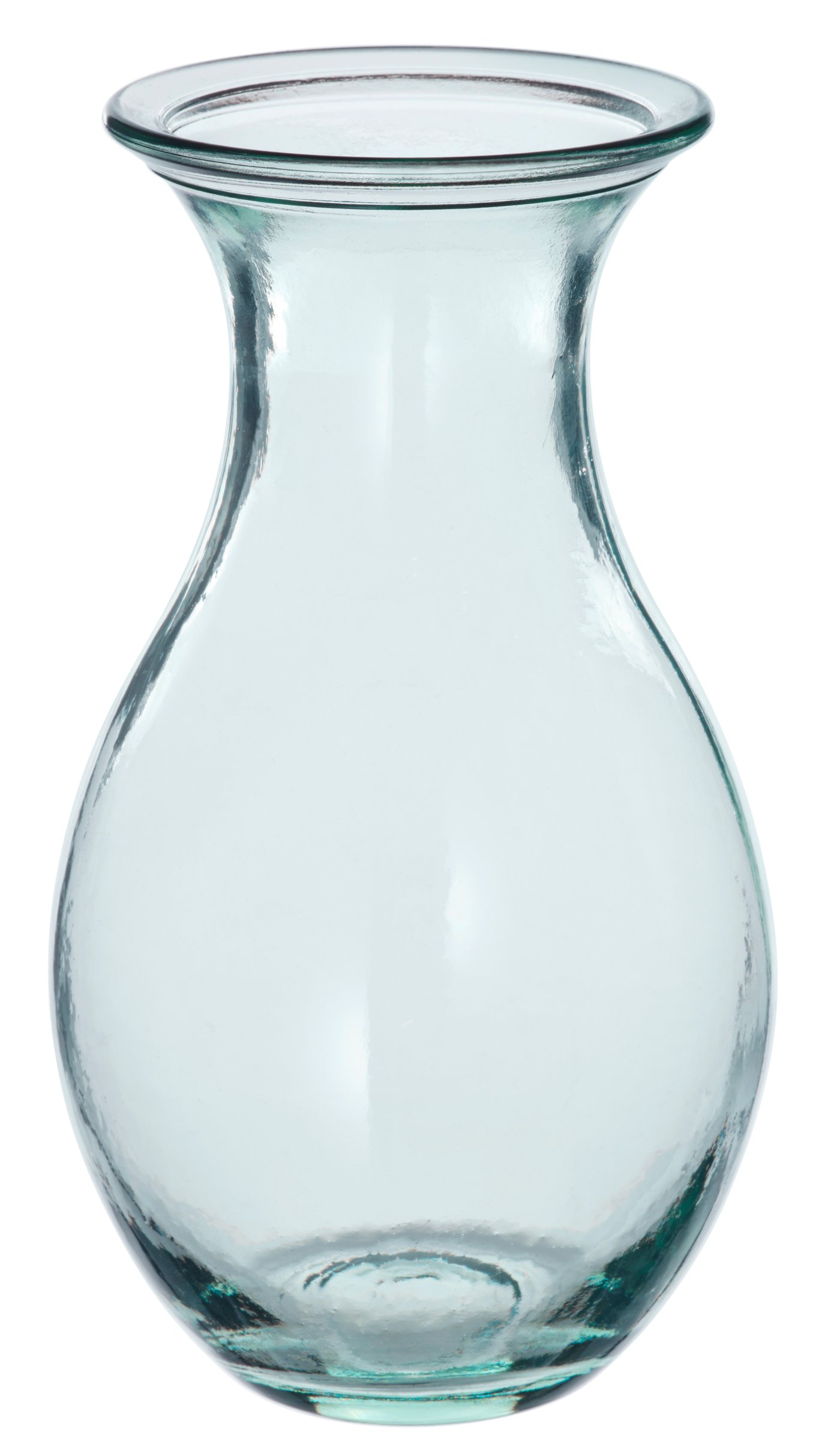 IKEA BERGKÖRSBÄR vas, glas/grön, 15 cm