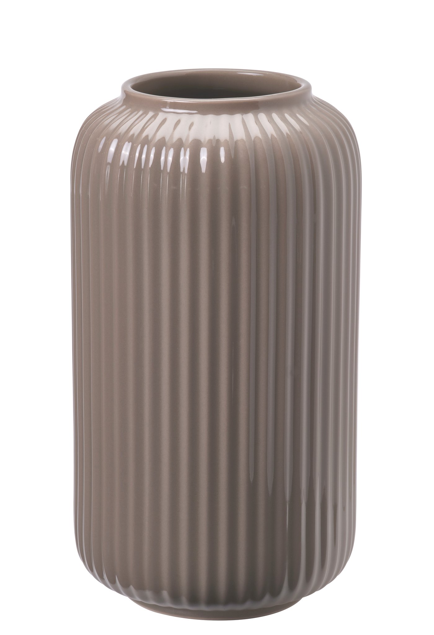 IKEA STILREN vas, mörk gråbeige, 22 cm