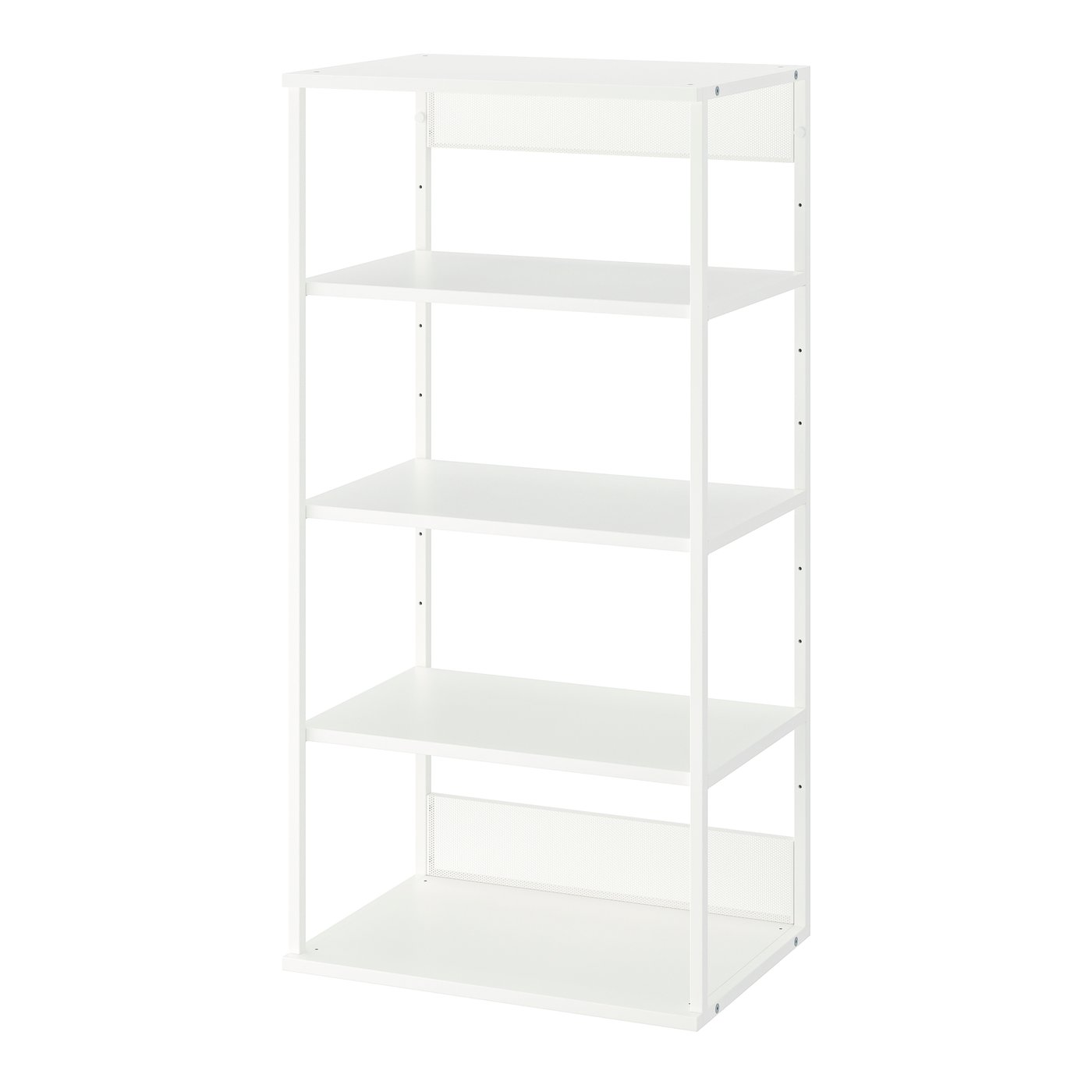 IKEA PLATSA öppen hyllsektion, vit, 60x40x120 cm