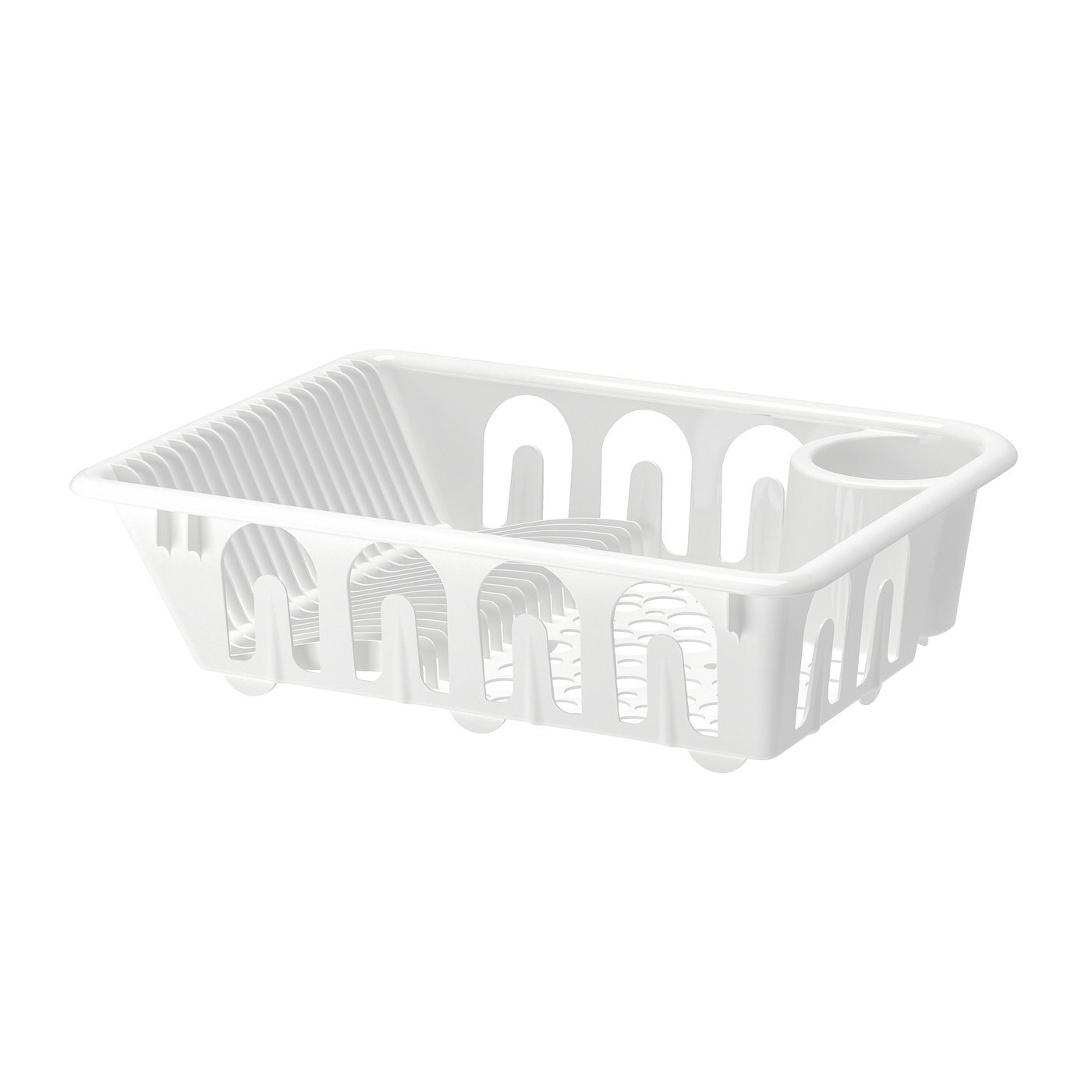IKEA FLUNDRA diskställ, vit