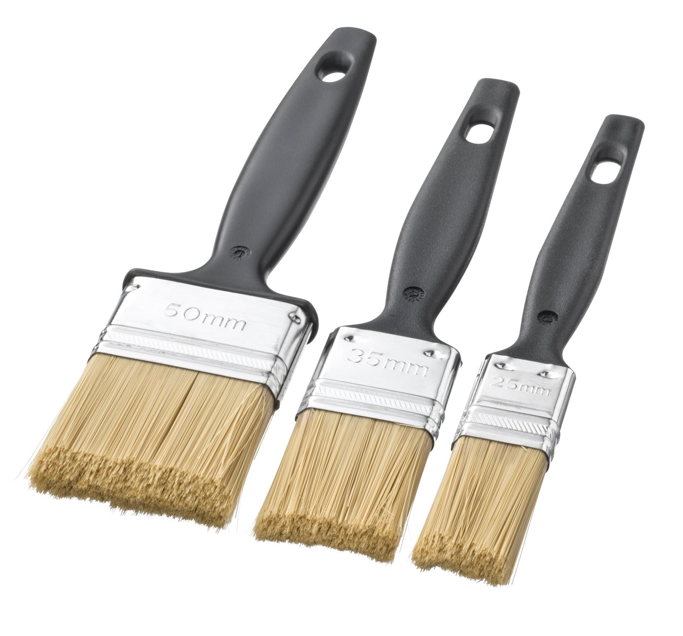 IKEA TRIXIG pensel, set om 3