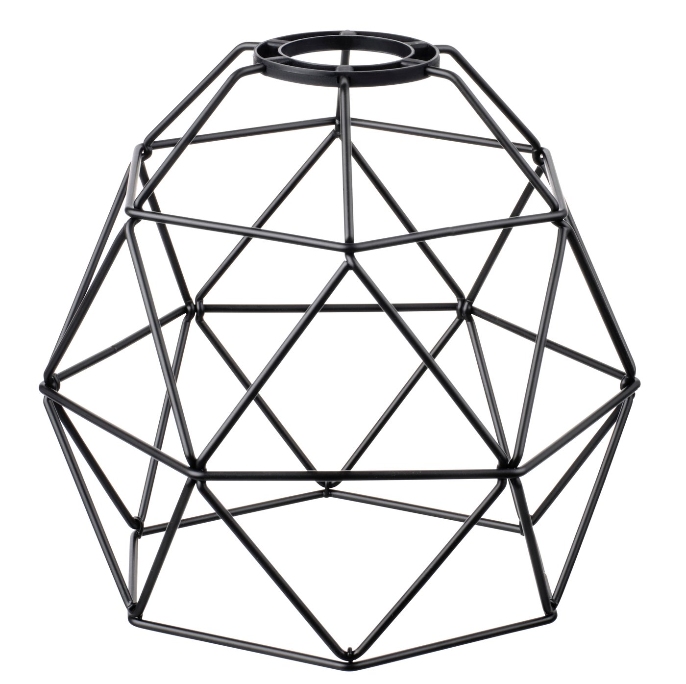IKEA BRUNSTA taklampskärm, svart, 20 cm