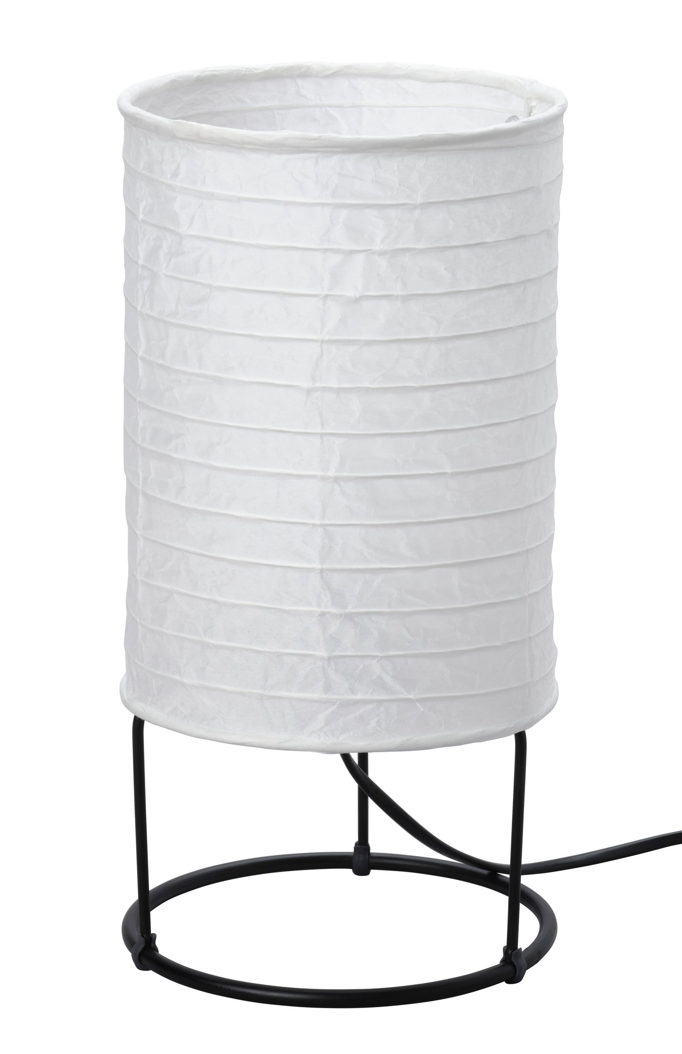IKEA STRANDAD bordslampa, vit/svart, 29 cm