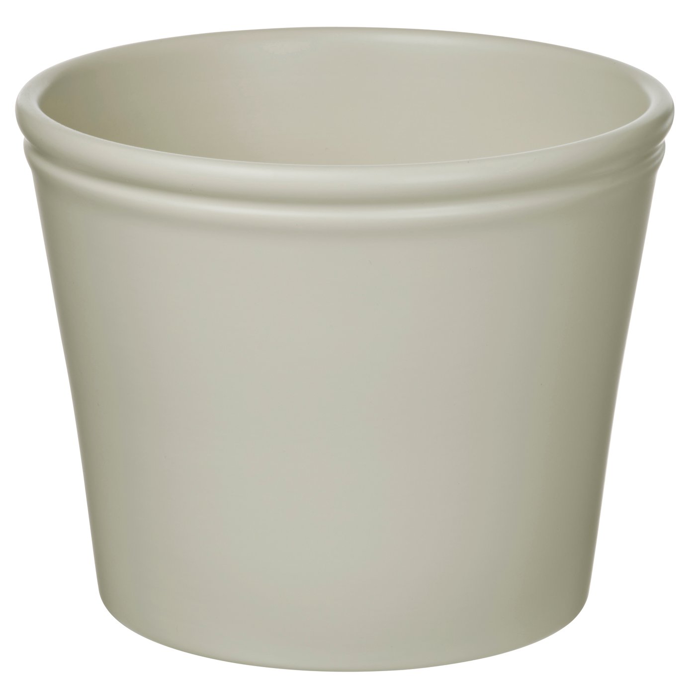 IKEA KÖRSBÄRSBJÖRK kruka, ljust gråbeige, 15 cm