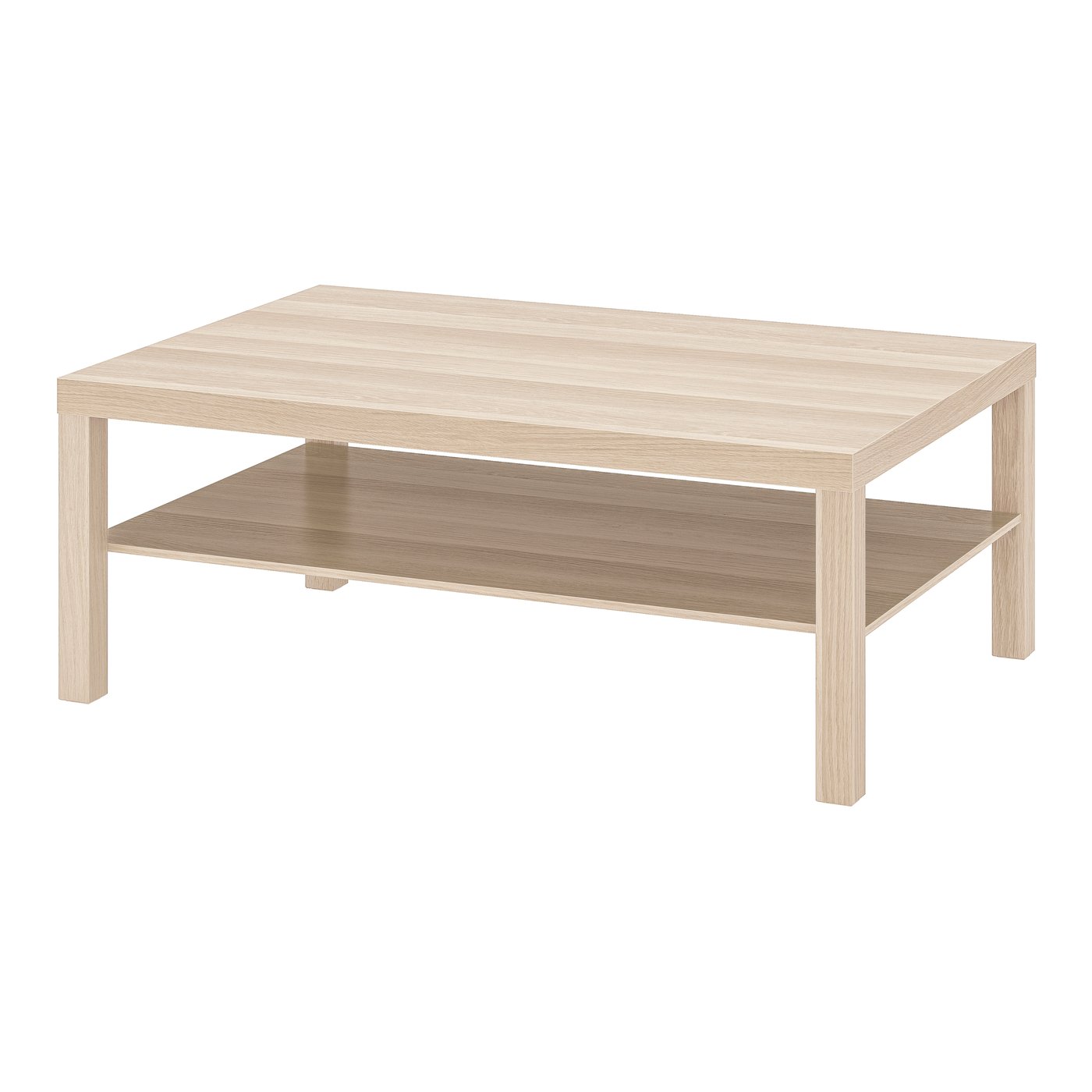 IKEA LACK soffbord, vitlaserad ekeffekt, 118x78 cm