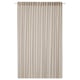 Beige skir gardin, rektangulär, enkel design, perfekt för stora fönster, tillverkad av återvunnen polyester.