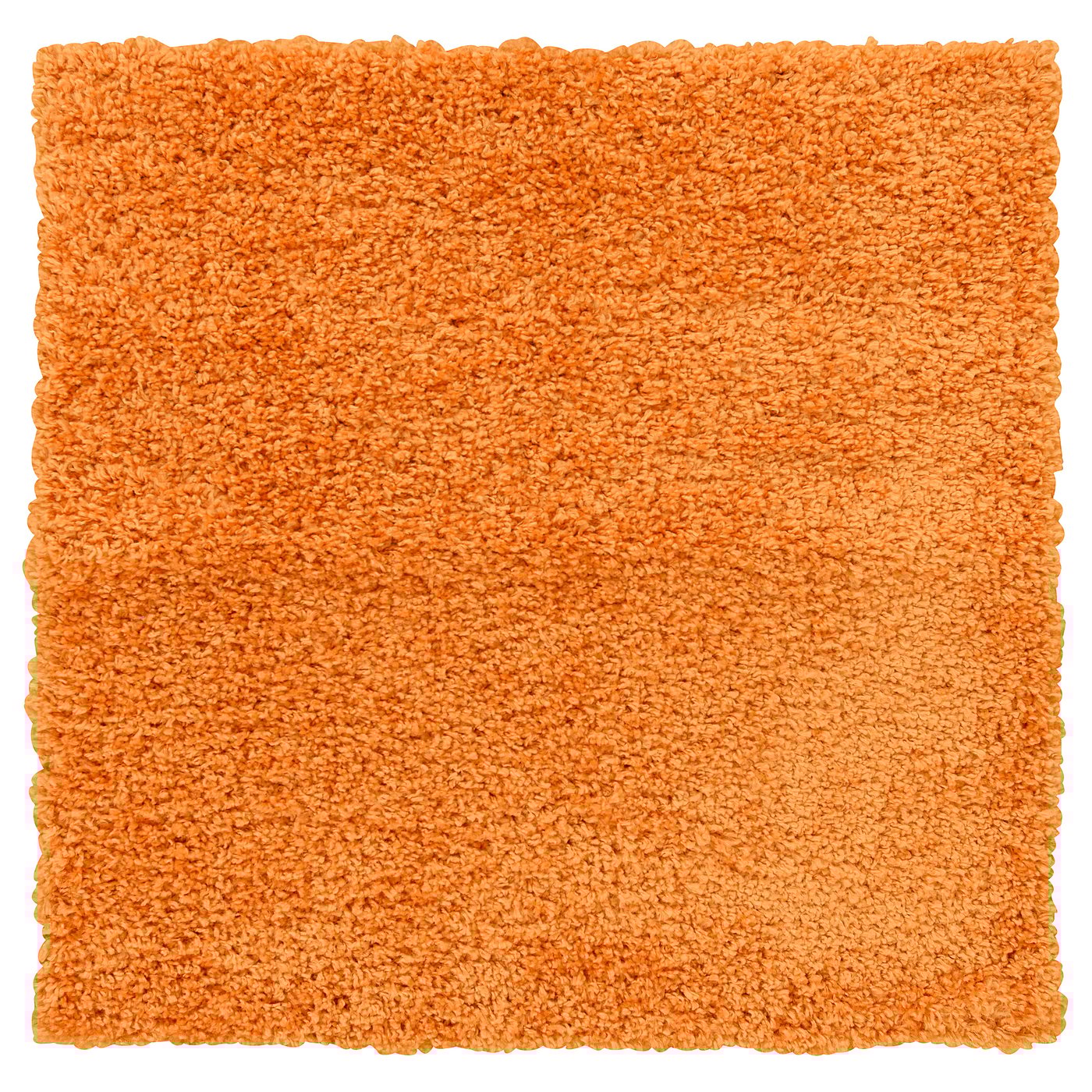 IKEA ÄRENDE matta, lång lugg, orange, 80x80 cm