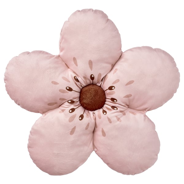 ALPTALL Kudde, rosa/blomformad, 47 cm