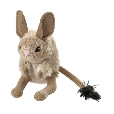 ALPTALL Mjukleksak, långörad ökenspringråtta/beige, 9 cm