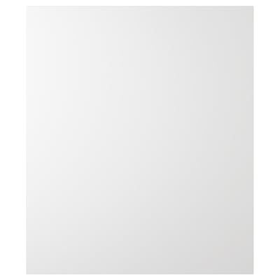 APLARED: vit fyrkantig dekor v-spår, fiberboard kärna, akryl och polyesterfärg.