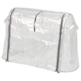 Genomskinligt lock skyddar växter; passar ASPAREN planteringsmaskin. Tillverkad av polyeten, halvtransparent för ljus- och väderskydd.