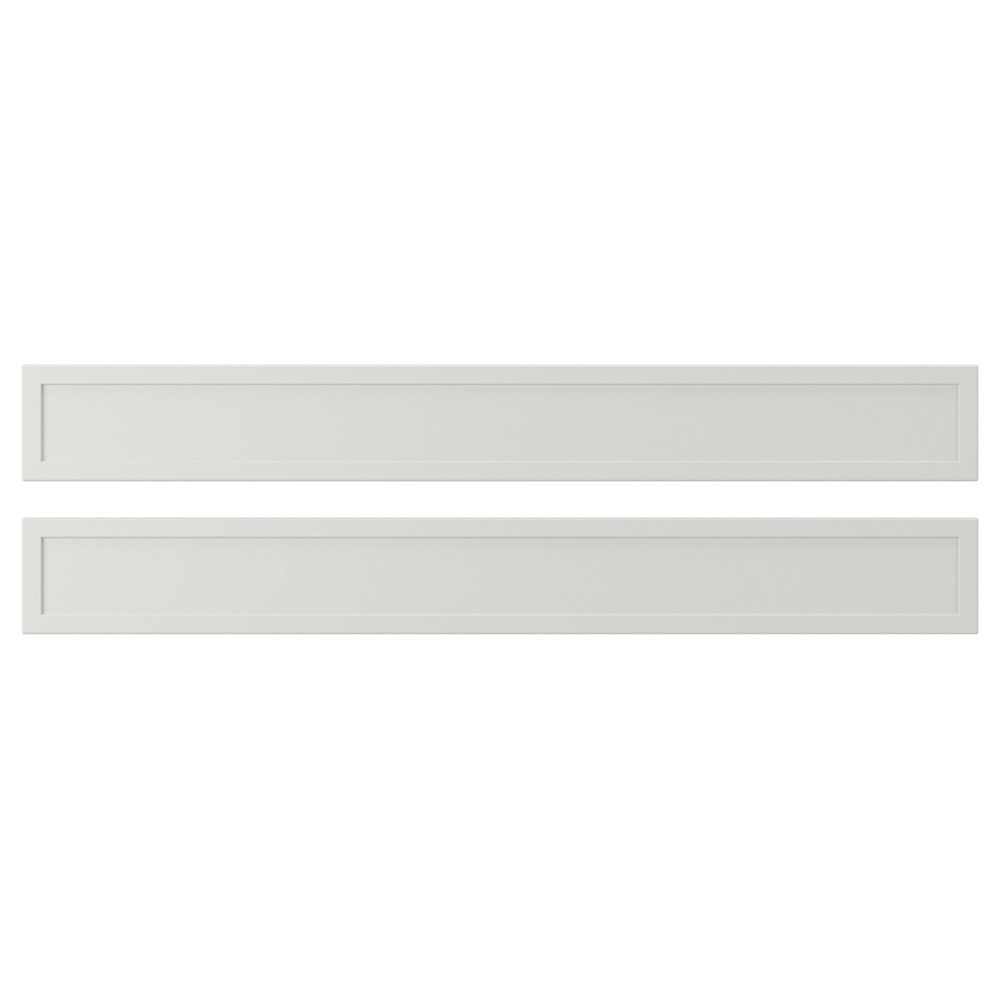 ASPUDDEN Lådfront - ljusgrå 80x10 cm IKEA occasion