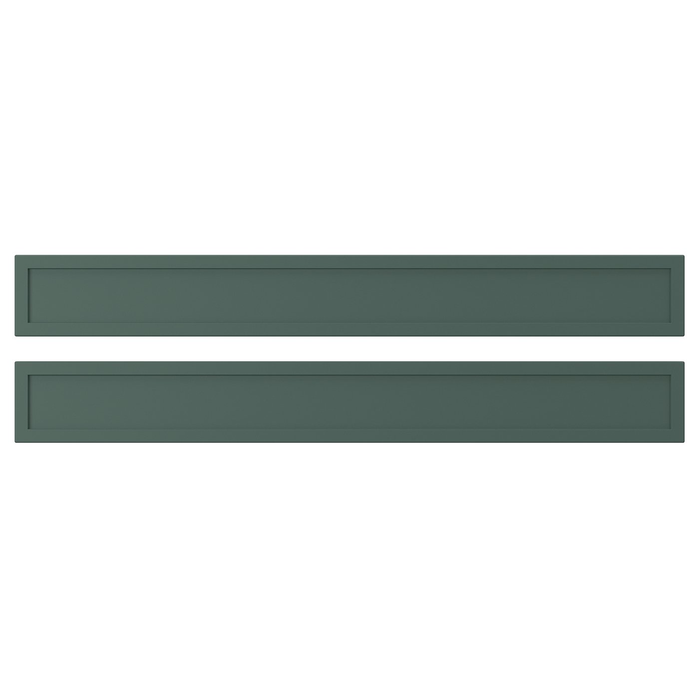 IKEA ASPUDDEN lådfront, mörk grågrön, 80x10 cm
