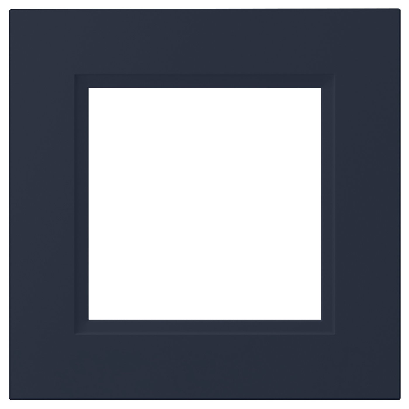 IKEA AXSTAD vitrindörr, matt yta blå, 40x40 cm