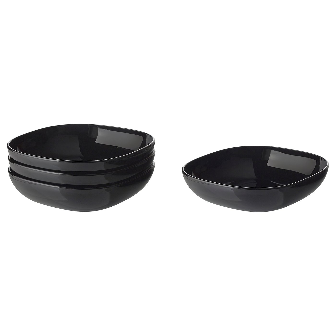 Mörk Turkos tallrikar 16-pack 21,9cm