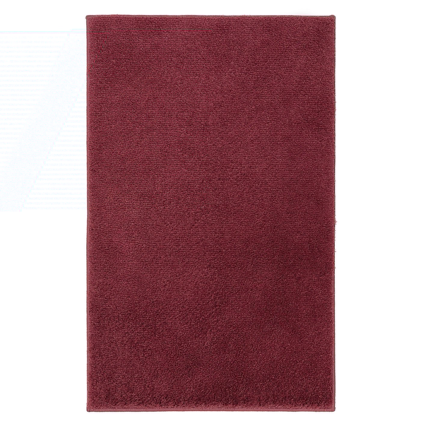 IKEA BACKMÅRA badrumsmatta, djupröd, 50x80 cm