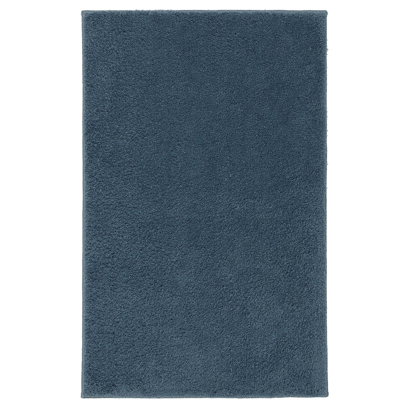 IKEA BACKMÅRA badrumsmatta, mörk gråblå, 50x80 cm