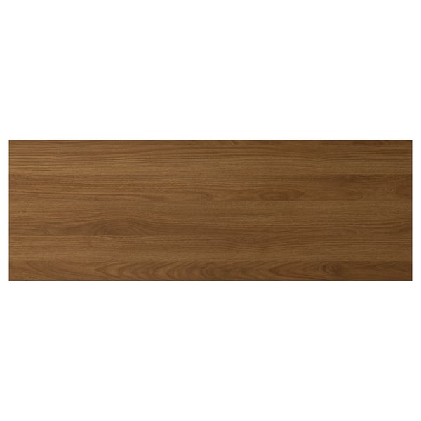 BESTÅ Toppskiva, brun/valnöt, 120x42 cm