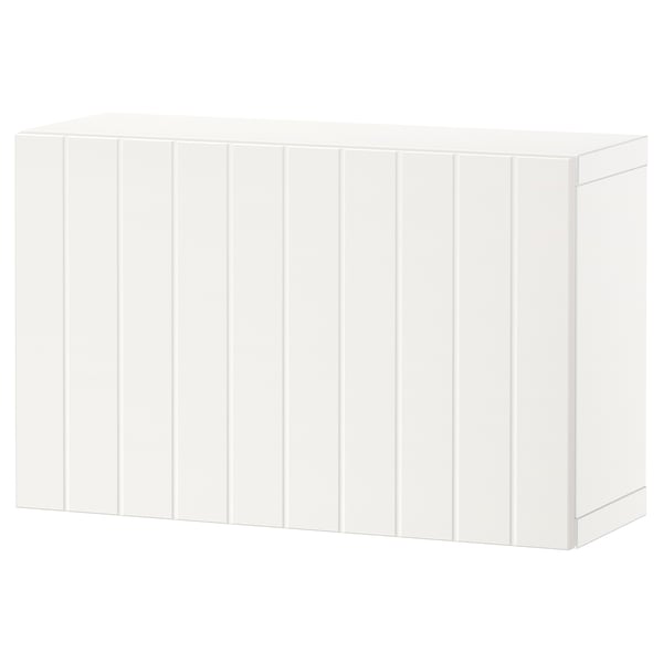 BESTÅ Väggmonterad skåpkombination - vit/Sutterviken vit 60x22x38 cm