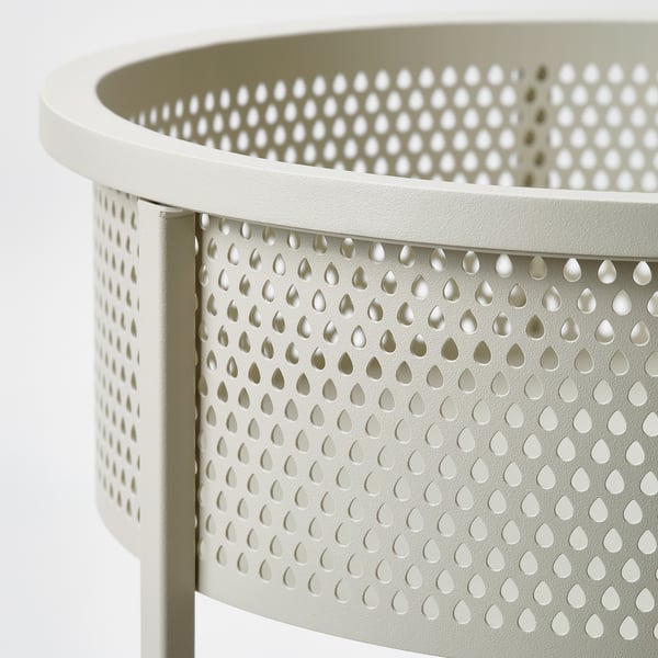 BLÅKRÅKA Piedestal, inom-/utomhus/ljust gråbeige, 54 cm