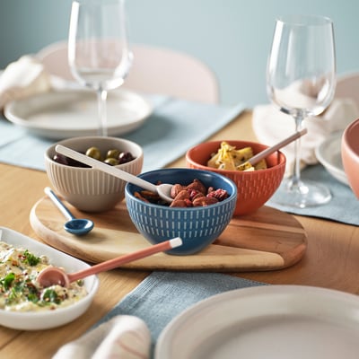 BLÅSSÄL Tesked, mixade färger, 13 cm