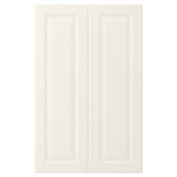 BODBYN Dörr för bänkhörnskåp, 2 delar - off-white 25x80 cm