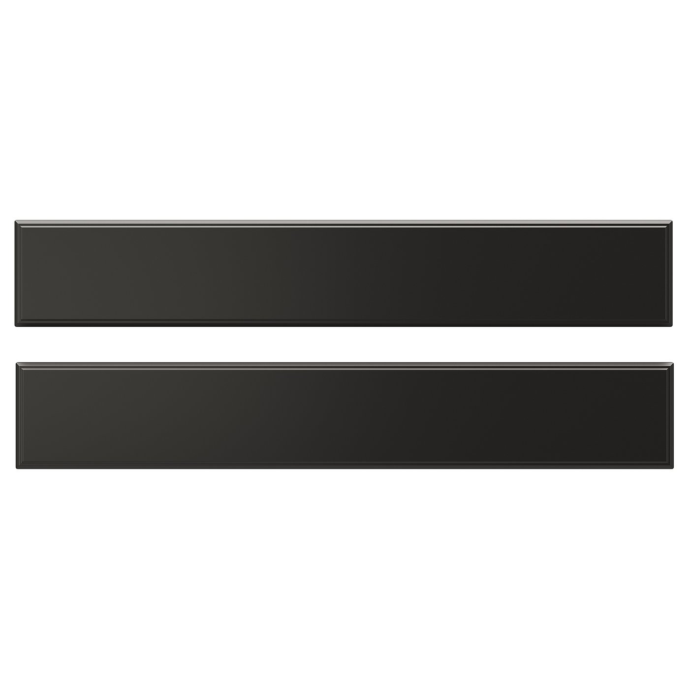 BODBYN Lådfront - svart 60x10 cm IKEA occasion
