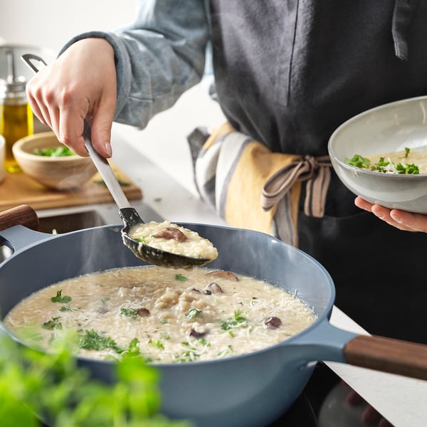 DALAFÅR Köksredskap 3 delar, rostfritt stål/svartgrå