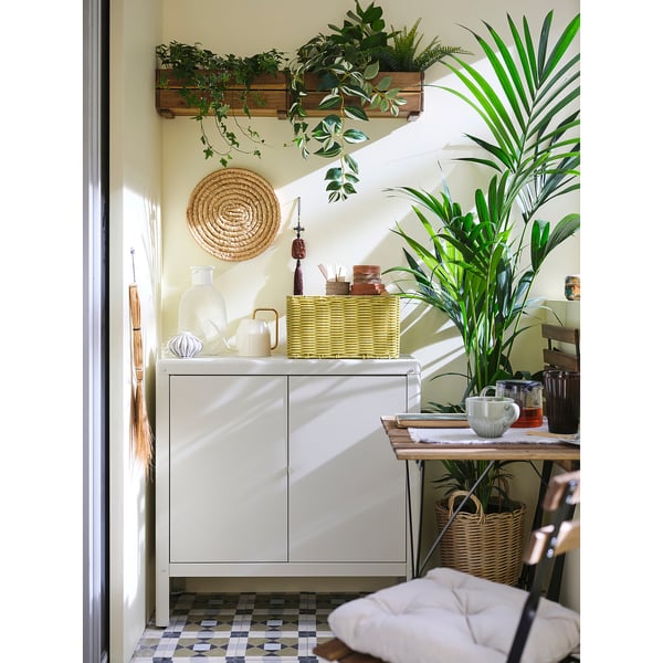 DJURTRÄNARE Korg, ljusgul, 25x35x19 cm