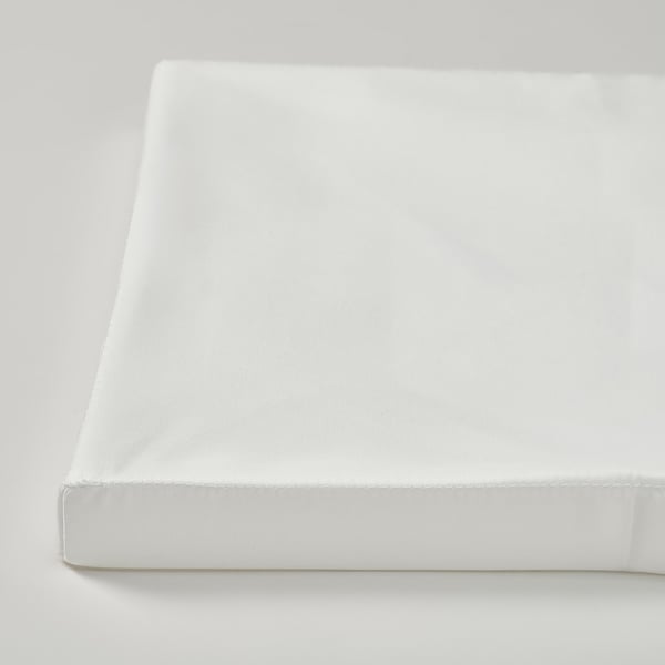 DRÖNA Lock, vit textil, 39x34 cm