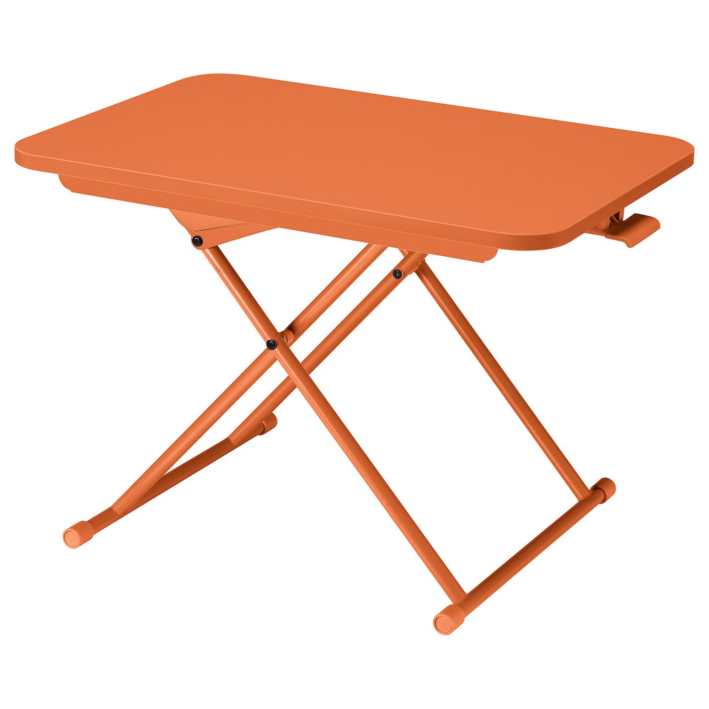IKEA DUBBLA laptopställ, orange, 60x40 cm