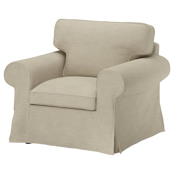 EKTORP Klädsel till fåtölj, Hemmesta ljusbeige