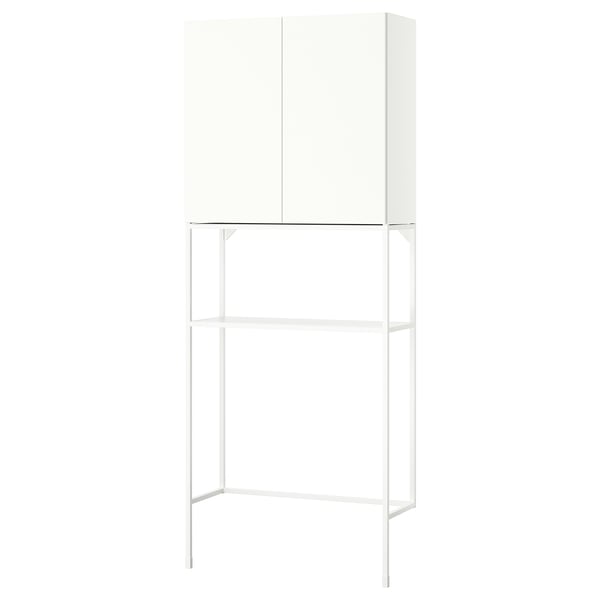 ENHET Förvaringskombination - vit 80x32x204 cm