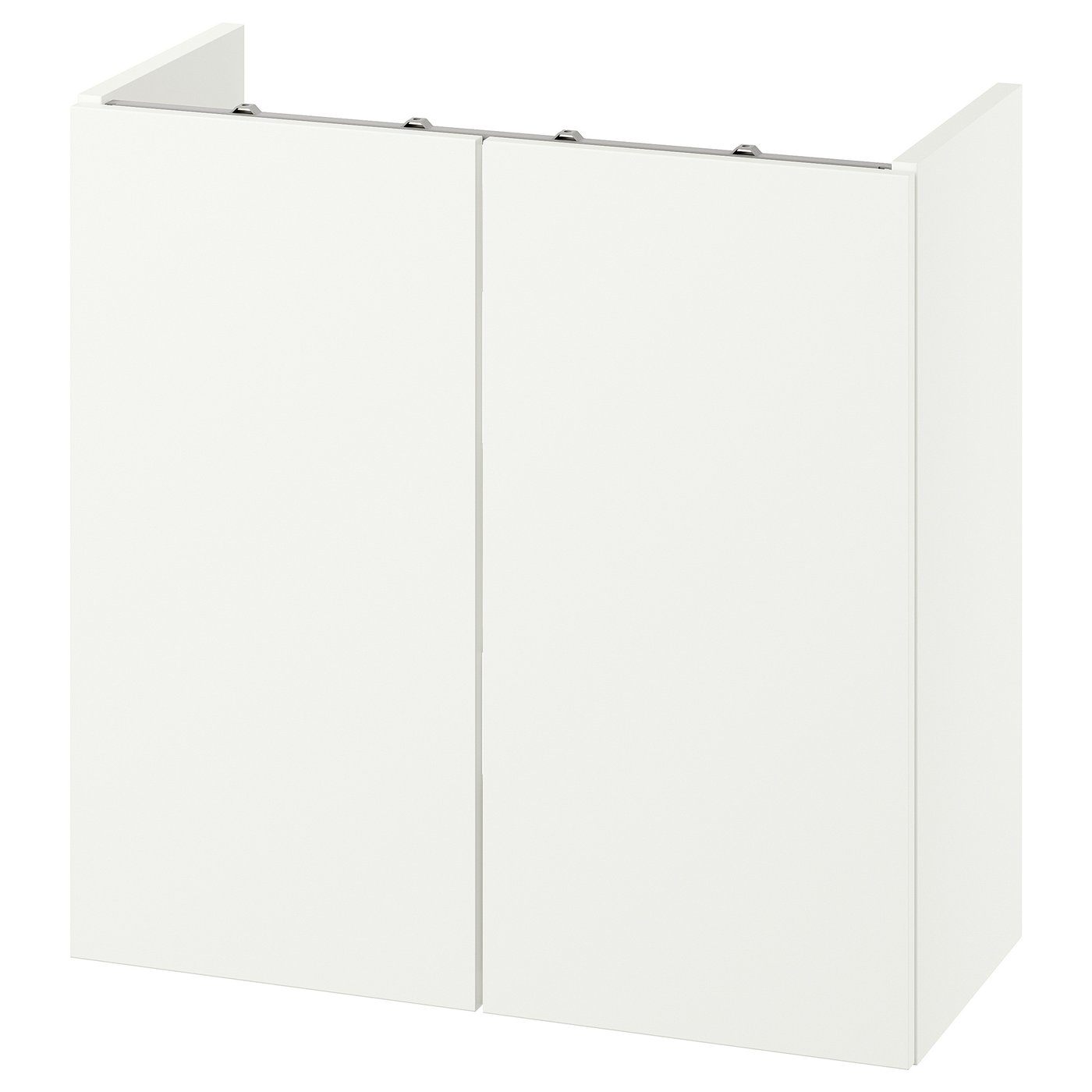 IKEA ENHET kommod med dörrar, vit, 60x32x60 cm