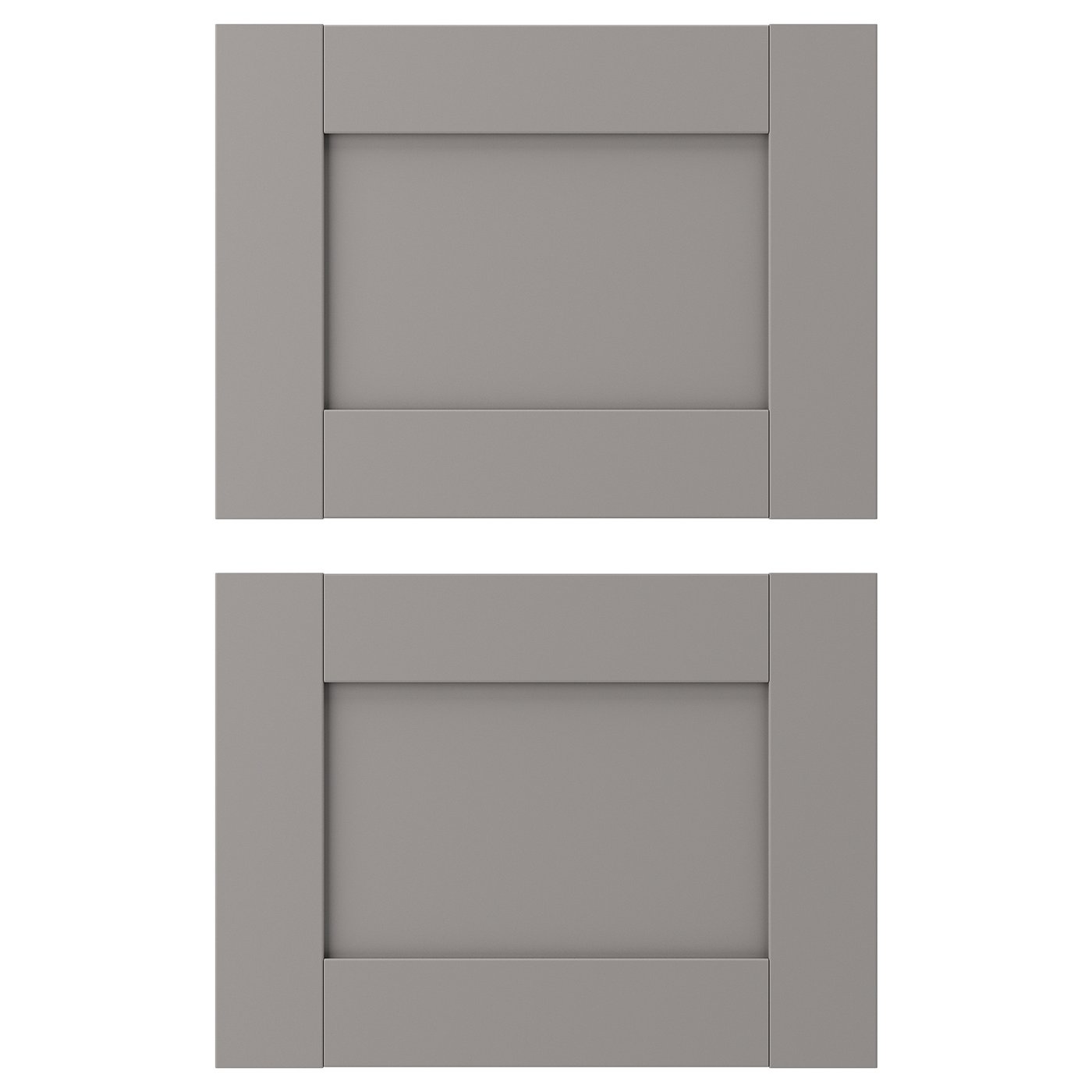 IKEA ENHET lådfront, grå ram, 40x30 cm