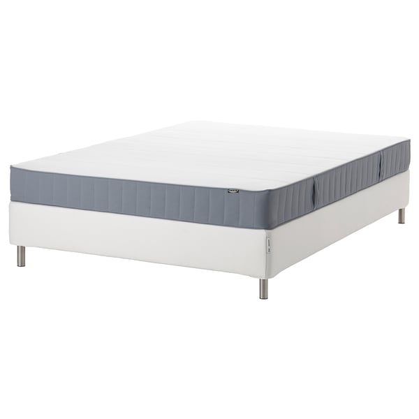 Vit madrass på vit botten; IKEA ESPEVÄR/VESTMARKA.