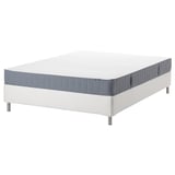Vit madrass på vit botten; IKEA ESPEVÄR/VESTMARKA.