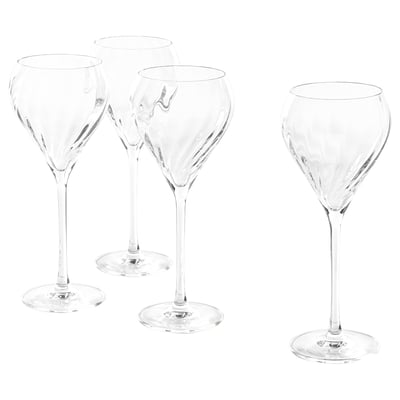 FJÄLLUGGLA Champagneglas, klarglas, 23 cl