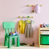 FLISAT Knopphängare med 4 knoppar