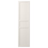 FLISBERGET-dörr , vit, paneldesign, 3 paneler, subtila spår, matt finish.
