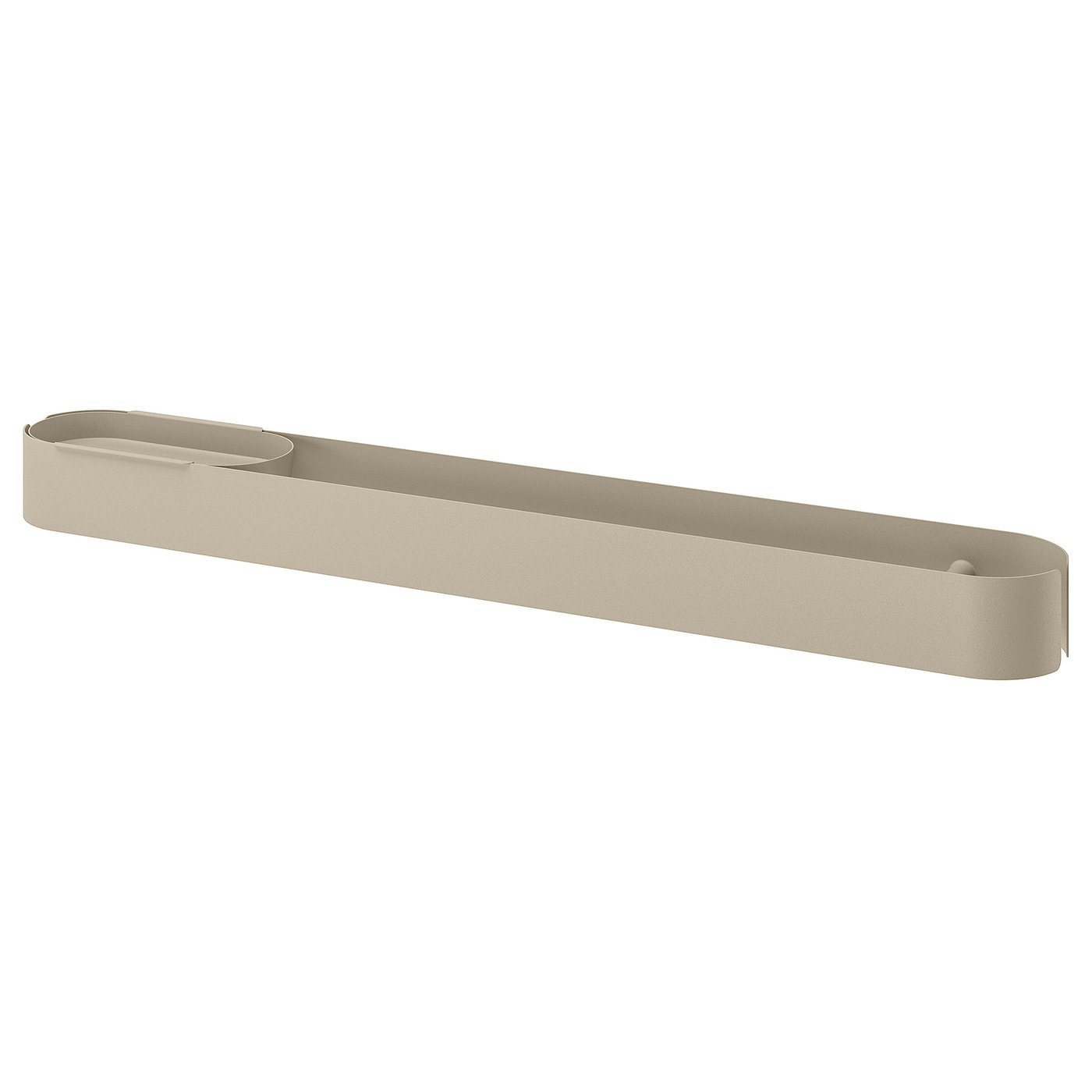 IKEA FLORSJÖN handduksstång, beige, 62 cm