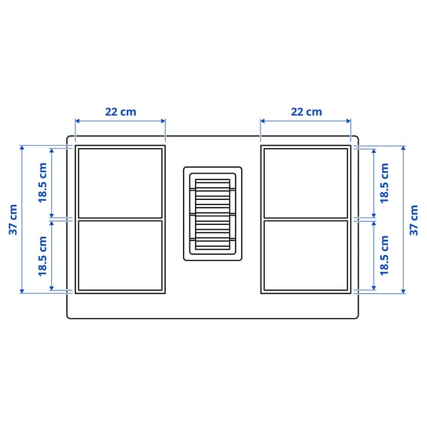 FÖRDELAKTIG Induktionshäll/integrerad köksfläkt, IKEA 700 svart, 83 cm