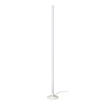 FÖRLIG LED golv/vägglampa, vit/justerbar färg, 132 cm